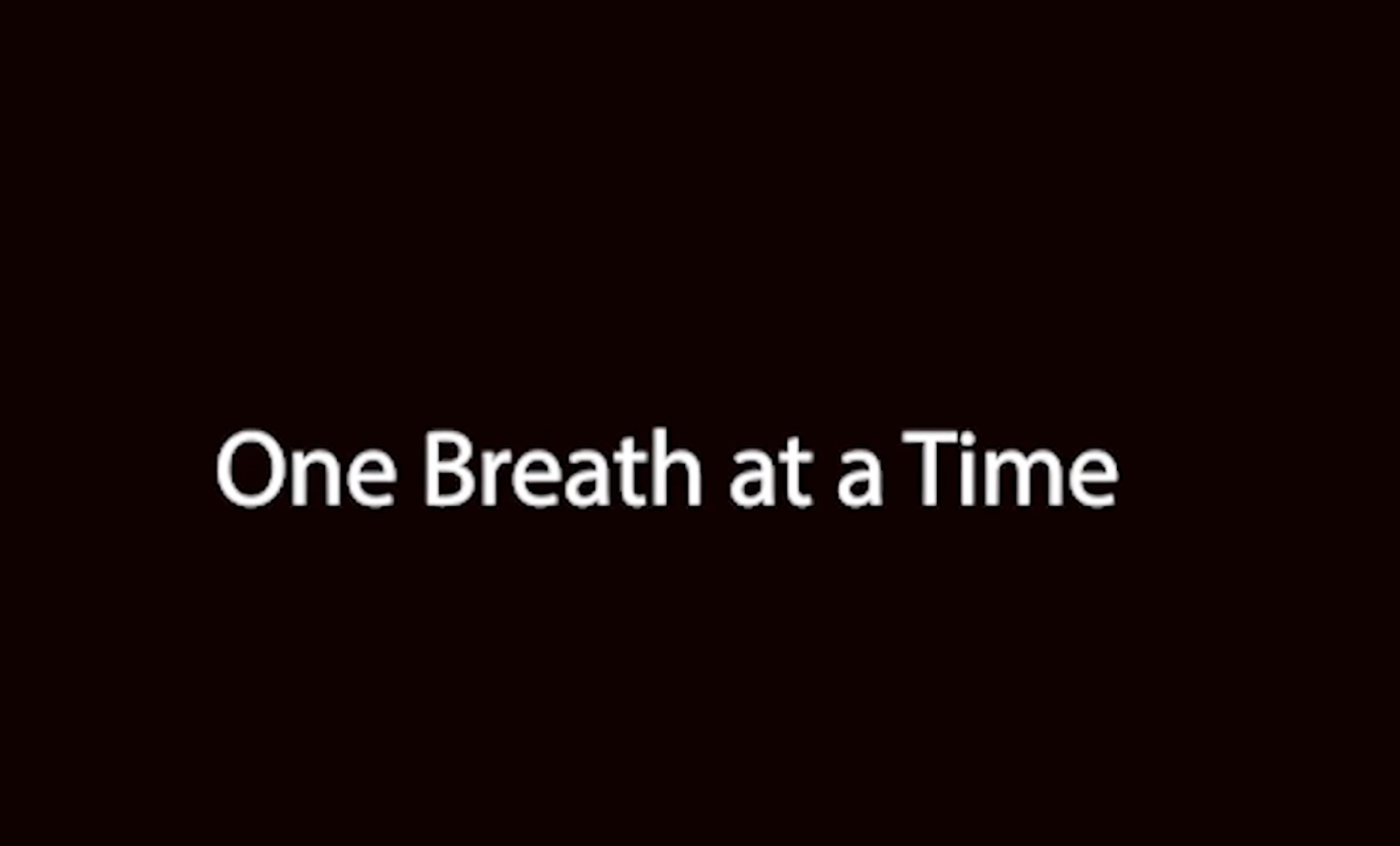 One Breath at a Time – Grief Stories